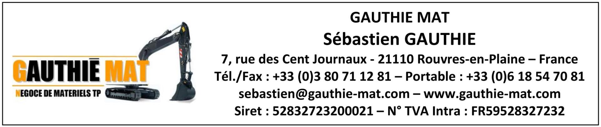 Signature mail logo gauthie mat